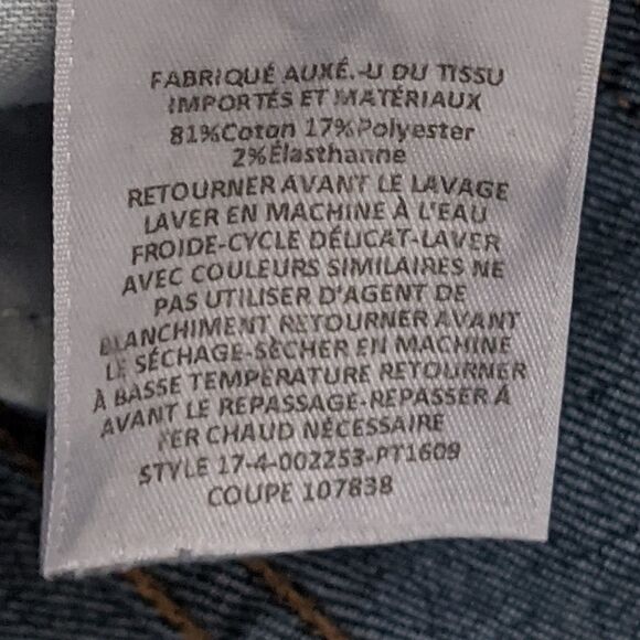 Current/Elliott Women's The High Waist Stiletto Skinny Raw Hem Size 25 - Picture 6 of 6